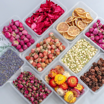 Meimuer Lemon Dried Slices Rose Bud Granules Dried Flowers DIY Aromatherapy Candle Wax Sheet Material Hand Decoration