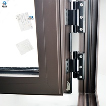 Type 50 broken bridge aluminum alloy door and window hinge casement window household hinge black and white heat insulation