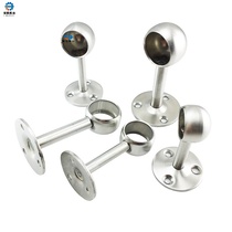 Towel bar seat bottom seat seat side wall stainless steel hardware clothing bar hanging rod single rod column