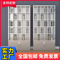 304 stainless steel cup cabinet factory workshop staff lounge water cup storage cabinet 201 tea storage rack
