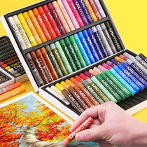 Korean ally oil painting stick set Soft crayon non-dirty hands Children can wash the baby with a brush non-stick hand crayon painting Non-stick hands 12 colors 24 colors 36 colors 48 colors 50 colors Oil painting stick painting