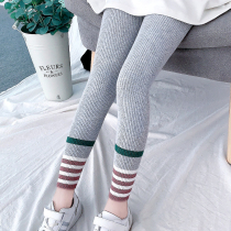 Girls bottom pants spring autumn children foreign air trendy outside wearing pure cotton spring clothing 2022 new childrens baby pants