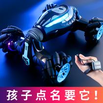 Net red super large childrens toys remote control car charging gesture induction torque change four-wheel drive remote control car boy 6 years old 9