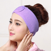  Hair tie with adhesive velcro Korean headscarf Hair sweat-absorbing beauty salon facial cleansing bandage street widening