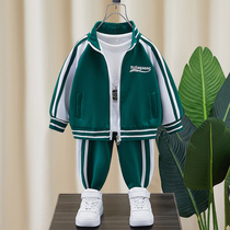 Boys spring-style suit Yangqi 2022 new childrens spring and autumn style sports clothes for spring clothes baby boy spring clothes
