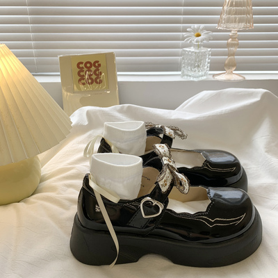 taobao agent Black summer Japanese footwear platform, 2023 collection, Lolita style