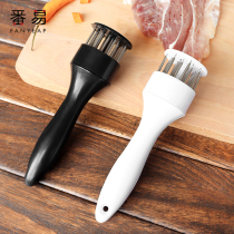 Pine meat hammer pork hammer meat device buckle meat insert meat needle steak hammer pine meat needle stainless steel pine meat tool hole device household
