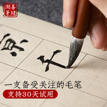 Shen brush Shanlian Lake pen regular script for beginners special professional medium calligraphy set small middle Kai Chinese painting high-grade professional writing four treasures Yan body Ou Kai beginner big Baiyun