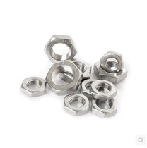 304 stainless steel GB808 ultra-thin fine thin nuts (chamfered) M10M14M18M22M24 * 1 1 25 1 5mm nut