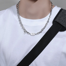 twelve Constellation Necklace Men Light Extravagant Crowd Original Design Sense Accessories Trends 100 Hitch High Sense Guys Lock Bone Chain