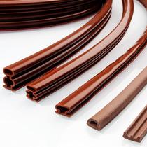 Submarine anti-theft door seam seal wind-proof sound insulation self-door adhesive door rubber frame silicon thick anti-collision strip rubber strip