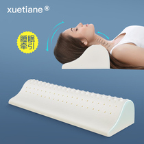 Cervical pillow Cylindrical traction Thai latex pillow Neck protection special water drop sleep Cervical pillow Spine round pillow repair