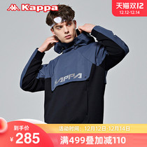 KAPPA KAPPA outlets mens strutted windbreaker casual woven coat stitching hooded long sleeve top
