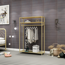 Nordic hanger Floor-to-ceiling bedroom coat rack Modern simple household net red simple shelf hanging clothes rack