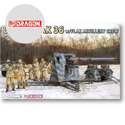 Модель сборки Вейлонга 1/35 88 мм FLAK36 88 High -Filed Artillery Artillery 6260 Reproduction