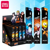 Del Naruto 2B lead core 0 5mm press core graphite resin automatic lead pen replacement 0 7mm cartoon animation S1350 Japanese pencil lead brush painting Test activity lead core