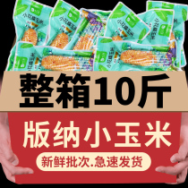 Yunnan Xishuangbanna fragrant glutinous small corn Dai home fresh ready-to-eat vacuum-free sweet flower glutinous grain sticky corn cob
