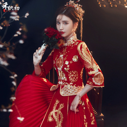 Xiuhefu Bridal's new Chinese wedding dress in 2022 Longfeng Gown Girl Wedding Wedding Wage Show Thin Toast in Summer