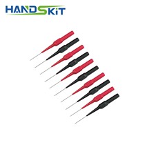 Ultra-fine 0 7mm thick probe multipurpose pen flexible 5 Red 5 black repair test puncture thread Watch Rod back needle