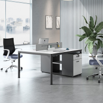 Office table and chair combination simple modern 4 people 6 staff station screen financial staff office desk office