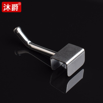 Kitchen Shelve hook Stainless Steel Square Pipe Hook 1cm Home Card Type hanging cookware Supplies Contained Hook