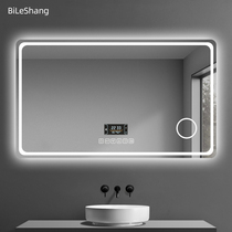 Smart bathroom mirror with lamp bathroom mirror Wall Wall bathroom wall Wall toilet led mirror anti-fog touch screen