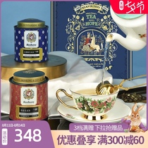 blanbunny brand Rabbit Si cup streamer bone China cup and saucer oolong tea gift box set gift