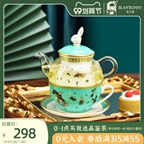 Bran Rabbit blanbunny King Back Garden Mini Mother Boot Gift Box English Tea Set Cup Saucer