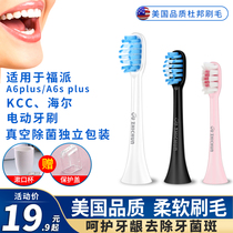  Haier kkc Sonic Fupai electric toothbrush head a6plus replacement universal childrens Rongshida Qian Bai Mei Hua