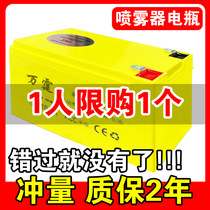 Electric sprayer battery 12v agricultural large capacity lithium battery 12V lamp audio access control 12v8v12ah battery