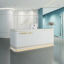 Simple modern small shop bar cashier beauty salon front desk reception desk clothing store bar private customization