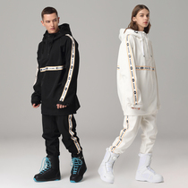 Xue Yi Pi 2021 New Single double board couple Tide brand ski suit men and women warm breathable ski pants