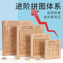 Digital Huadong Slide Puzzle Elementary School Students Puzzle Toy Math Thinking Training Children over 10 years of competition