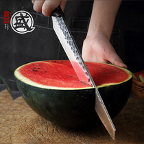 Three Ben Sheng household kitchen knife kitchen large watermelon cutting long knife fruit knife Commercial professional fruit knife set