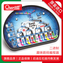 Imported Quercetti Programming Music Binary Bead Labyrinth Children Boys and Girls Educational Big Toys 4-8 Years