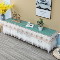 Manben TV cabinet cover dust cover cover living room rectangular lace all-inclusive simple modern TV cabinet coffee table cover cloth