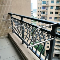 Hang hanging on the anti-theft window anti-theft Net window guardrail shelf balcony clothes shoe rack artifact