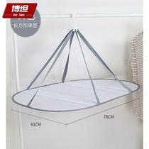 Clothes drying net tiling net drying clothes net pocket cool things artifact underwear sweater special tiling clothes rack household
