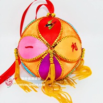 Boutique 10cm Guangxi Jingxi special Zhuang ethnic handmade hydrangea wedding dance props Drumming and flower crafts