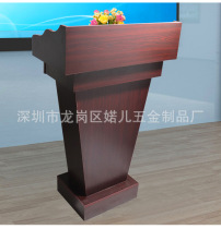 Spot Hotel Hotel solid wood podium welcome station classroom podium hotel reception desk factory direct sales