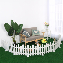 Plastic Fence Fence Flower Bed Fence Pastoral Fence Courtyard Indoor White Kindergarten Christmas Decorative Fence