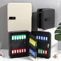 Key password box decoration key password box real estate intermediary key cabinet car key box hanging wall iron box