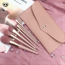 7 12 makeup brush sets pink girl heart-looking full set of makeup brush tools for beginners