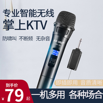 SAST Xianke universal wireless microphone one for two microphone U segment with receiver KTV special karaoke singing stage performance outdoor rod audio conference home K song audio set