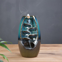 Ceramic new vase smoke stove creative left and right source back flow aromatherapy home ornaments incense burner