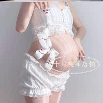 Pregnant women photos at home props photography clothes lace dress pregnant women Photo new photo studio film photo art photos