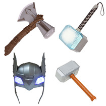 Childrens Day performance Toy props cosplay Thor hammer Thor storm Tomahawk Thor cloak mask