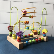 Childrens beaded beads early education baby toys 6-12 months baby puzzle force brain 0 a 1 year old 2 children 3