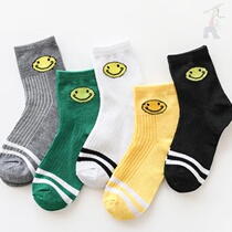 Childrens socks girls spring and autumn boys middle tube babies 10 years old 12 men 15 cotton soft autumn winter boys