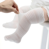 Summer thin leg baby long tube socks baby leg socks air conditioning mosquito socks spring and autumn newborns